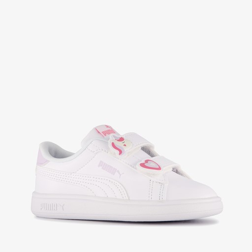 Smash 3.0 Badges meisjes sneakers wit