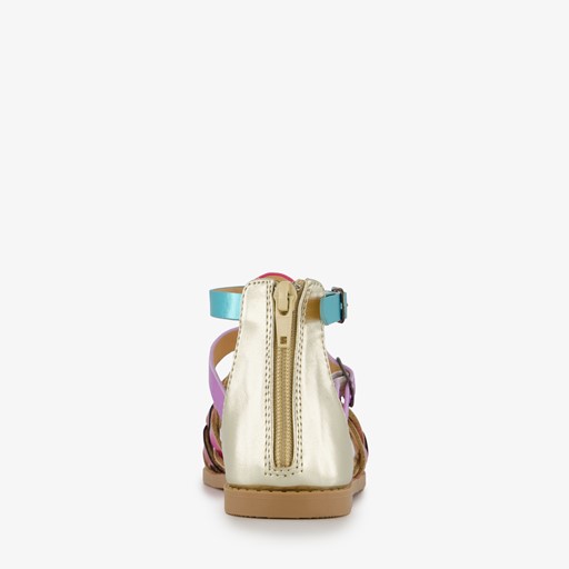 Meisjes sandalen roze paars