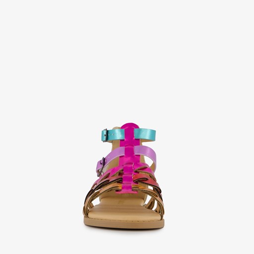 Meisjes sandalen roze paars