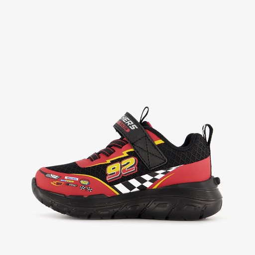 Skech Tracks jongens sneakers rood zwart