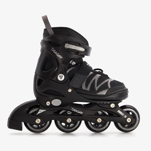 Verstelbare semi-softboot skeelers zwart