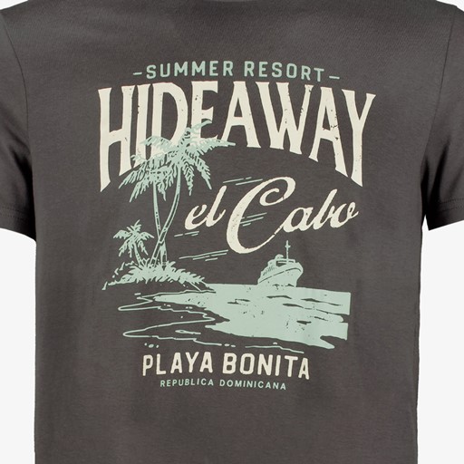 Heren T-shirt donkergrijs