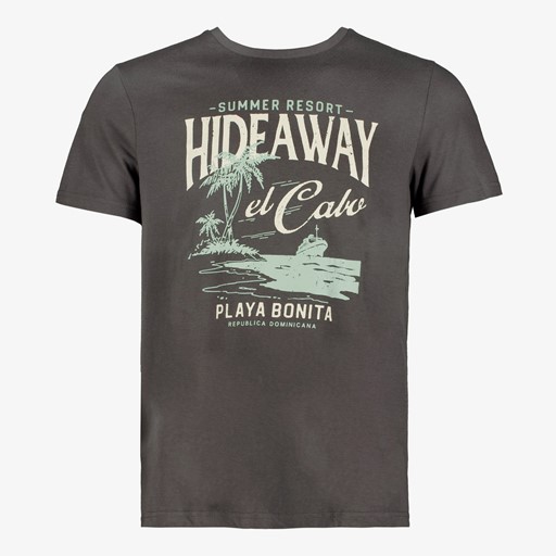 Heren T-shirt donkergrijs