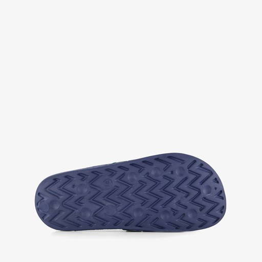Kinder badslippers blauw groen