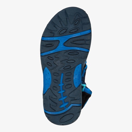 Jongens sandalen blauw zwart