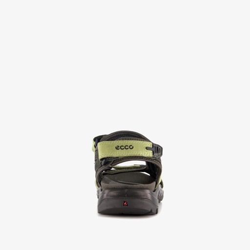 ECCO Off Road leren heren sandalen groen zwart