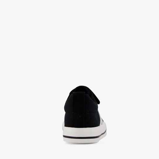 Canvas kinder sneakers zwart wit