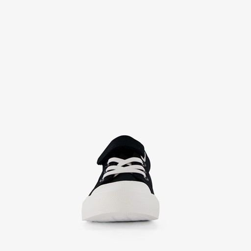 Canvas kinder sneakers zwart wit
