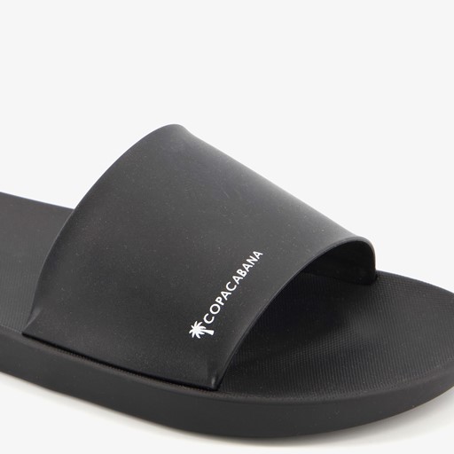 Heren badslippers zwart