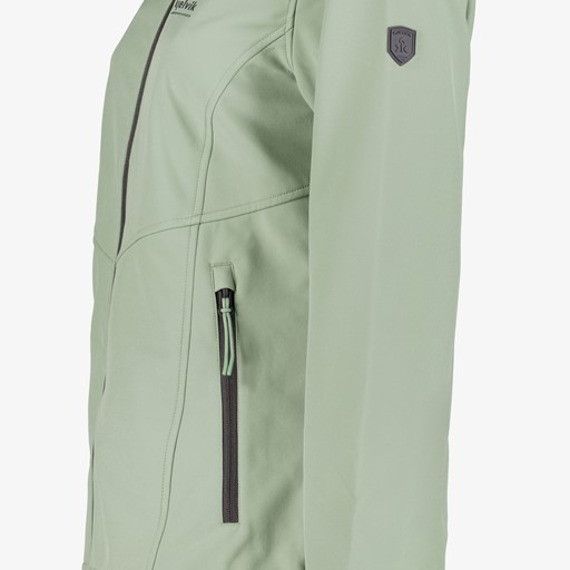 Dames softshell jas lichtgroen