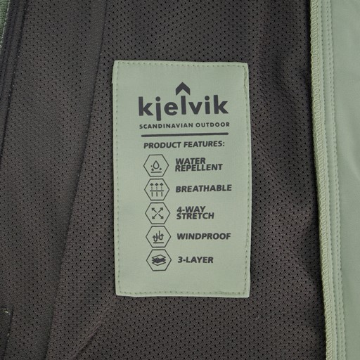 Dames softshell jas lichtgroen