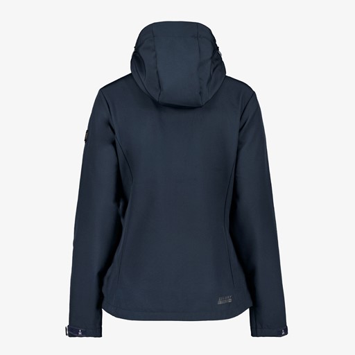 Dames softshell jas blauw