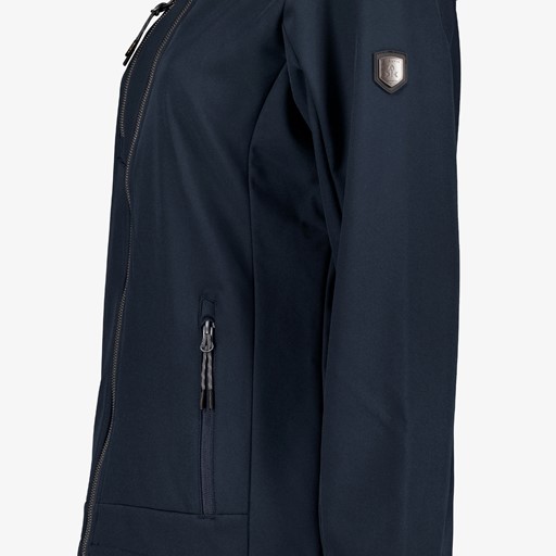 Dames softshell jas blauw