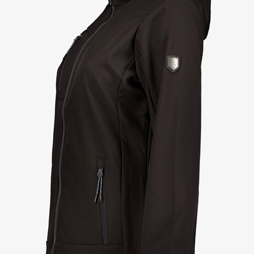 Dames softshell jas zwart
