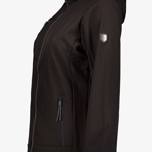 Dames softshell jas zwart