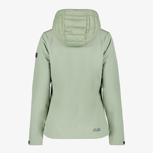 Dames softshell jas lichtgroen