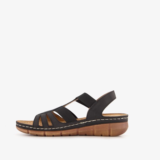 Naturform dames sandalen zwart