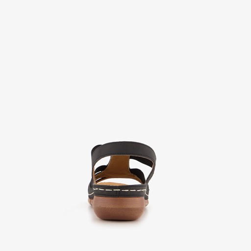 Naturform dames sandalen zwart