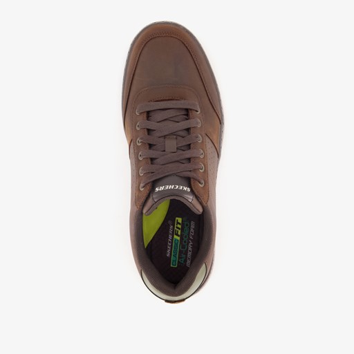 Evenston - Fanton leren heren sneakers bruin