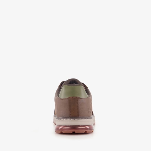 Evenston - Fanton leren heren sneakers bruin