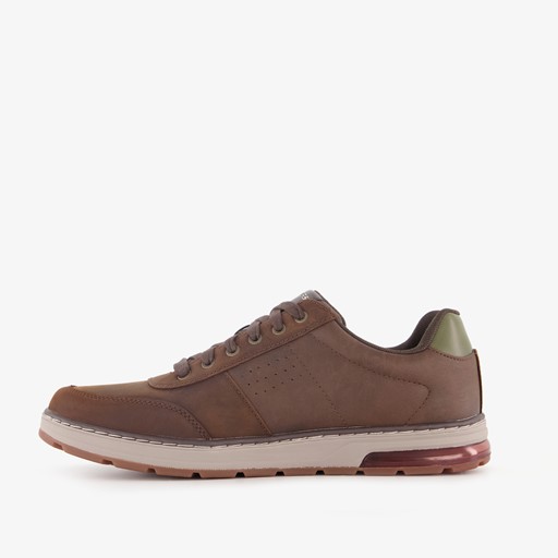 Evenston - Fanton leren heren sneakers bruin