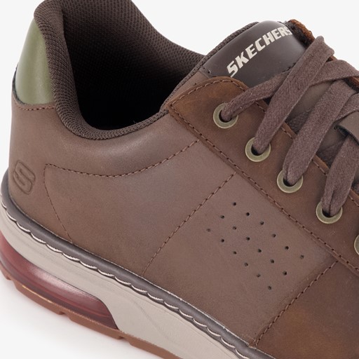 Evenston - Fanton leren heren sneakers bruin