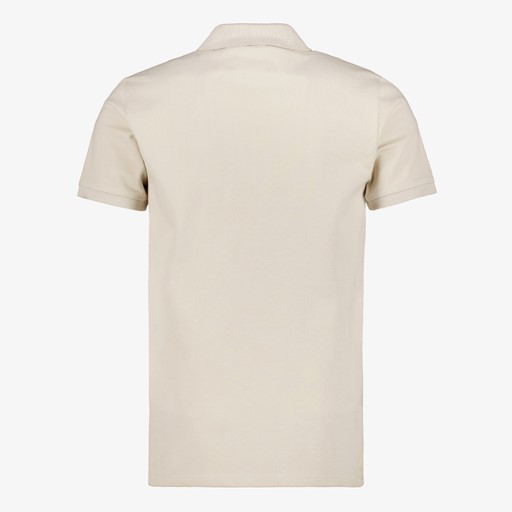 Heren polo beige