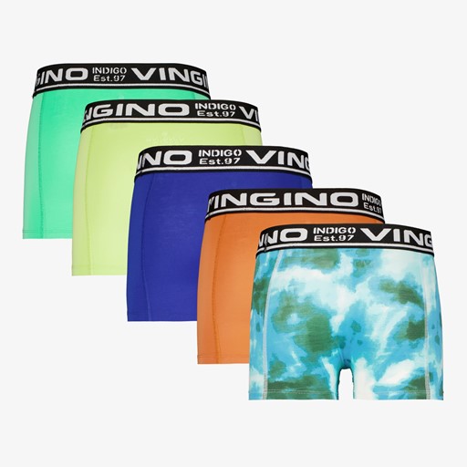 Jongens boxershorts blauw multicolor
