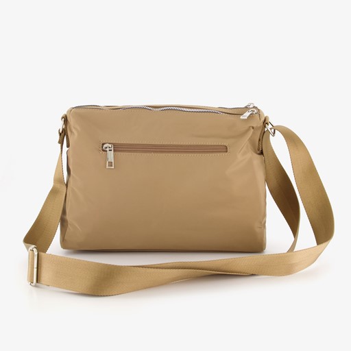 Dames schoudertas beige