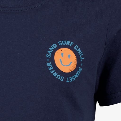 Jongens T-shirt donkerblauw