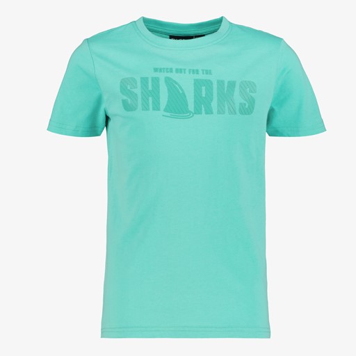 Jongens T-shirt met opdruk groen