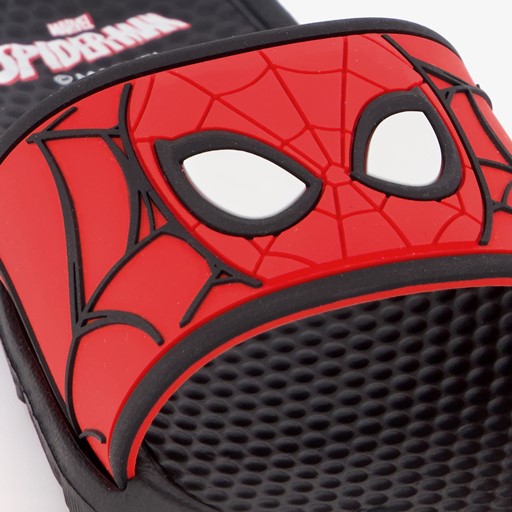 Jongens badslippers zwart rood