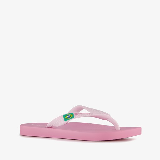 Meisjes teenslippers roze