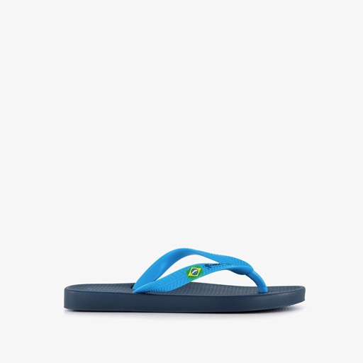 Kindert teenslippers blauw