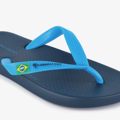 Kindert teenslippers blauw