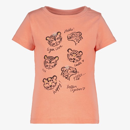 Meisjes T-shirt met panters roze