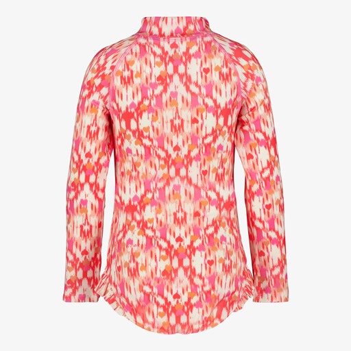 Meisjes UV badpak met lange mouwen roze