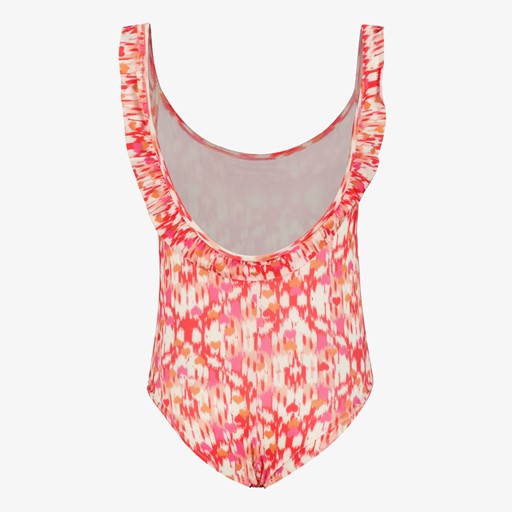 Meisjes badpak met print roze