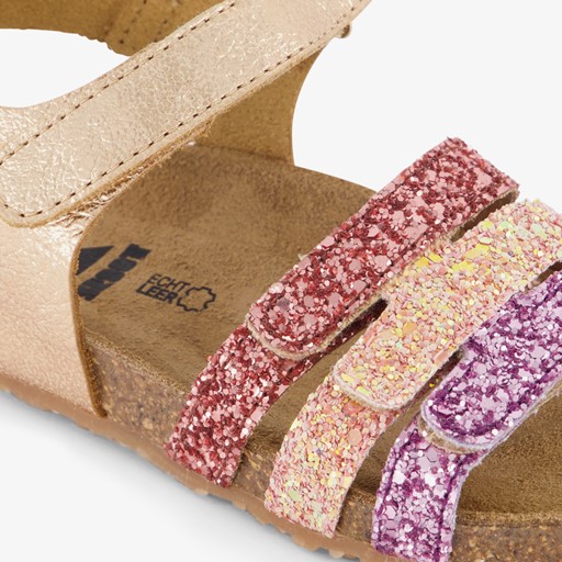 Leren meisjes sandalen lichtroze