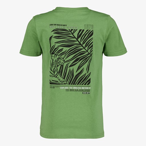 Jongens T-shirt met backprint groen