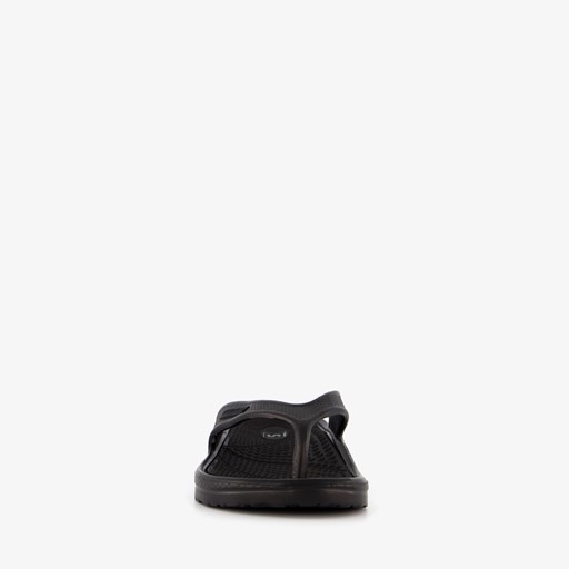 Dames teenslippers zwart