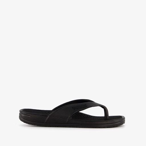 Dames teenslippers zwart