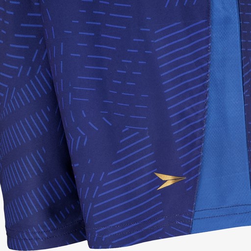 Kinder voetbalshort blauw