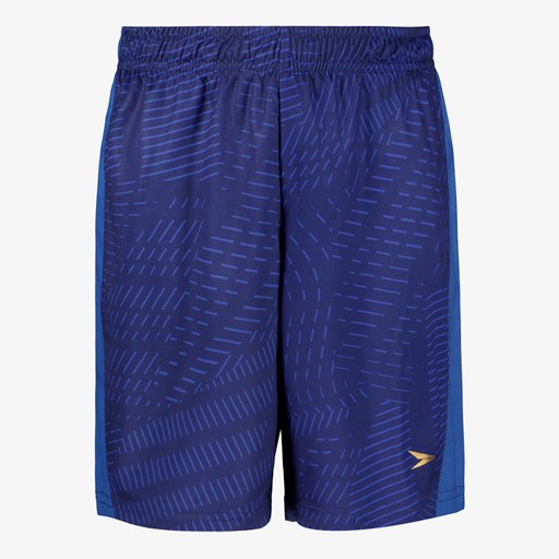 Kinder voetbalshort blauw