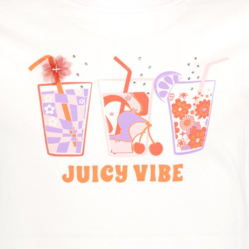 Meisjes T-shirt met print wit