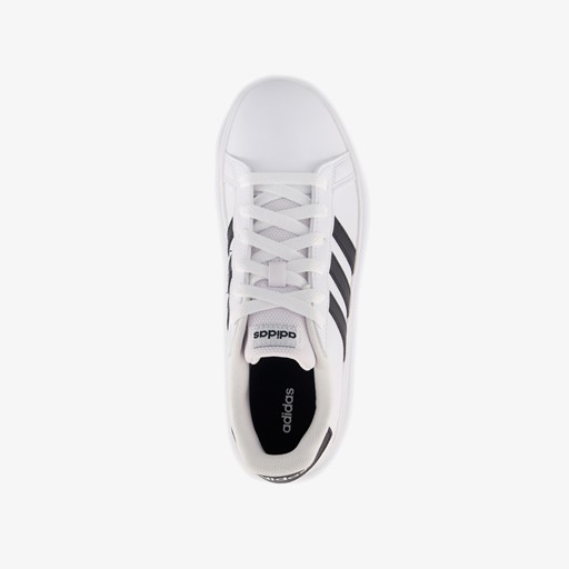 Grand Court 2.0 jongens sneakers wit zwart