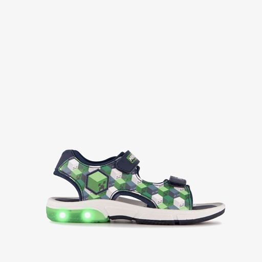 Jongens sandalen met lichtjes blauw