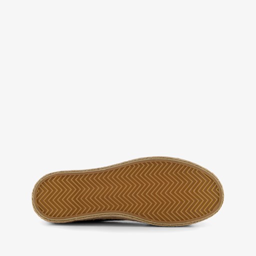 Dames sneakers met jute zwart