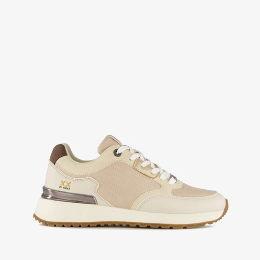 Dames sneakers wit beige