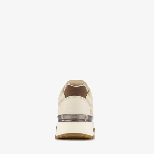 Dames sneakers wit beige